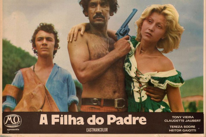 Imagem: Facebook Tony Vieira Cartaz do filme 'A filha do padre', o maior sucesso de público da carreira de Tony Vieira