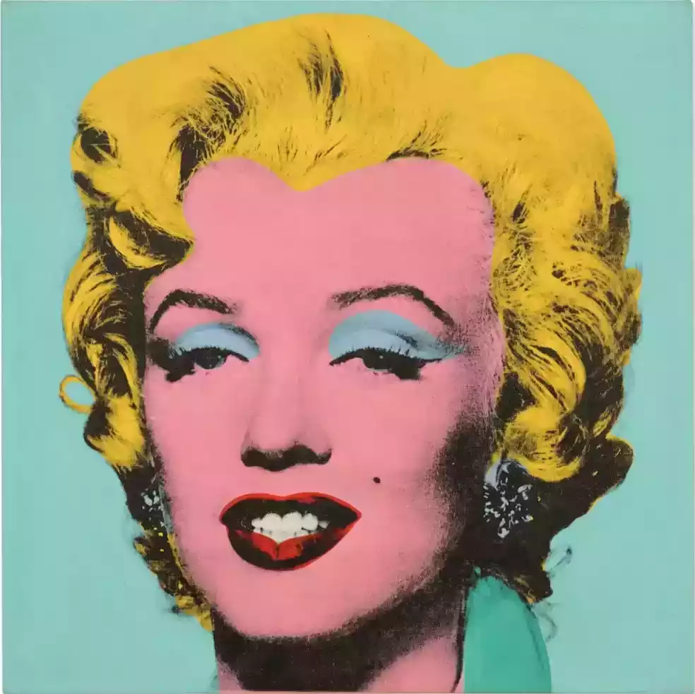 'Shot Sage Blue Marilyn', de Andy Warhol.