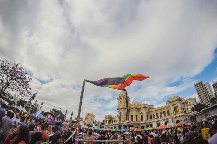 Parada LGBT em Belo Horizonte, 2015.