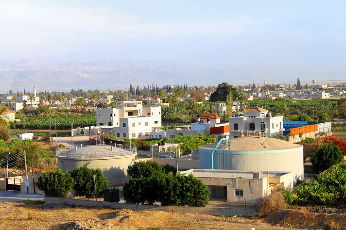 Panorama de Jericó, na Palestina, a cidade mais antiga do mundo