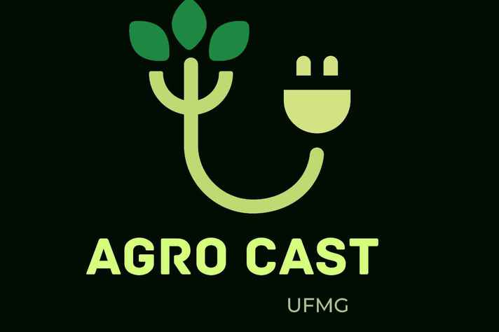 Logomarca do podcast AgroCast-UFMG que terá periodicidade quinzenal