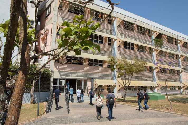 Instituto de Ciências Exatas, no Campus Pampulha da UFMG.