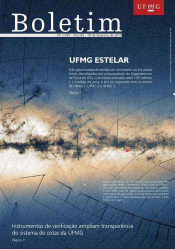 Capa da edição 2.047 do Boletim UFMG