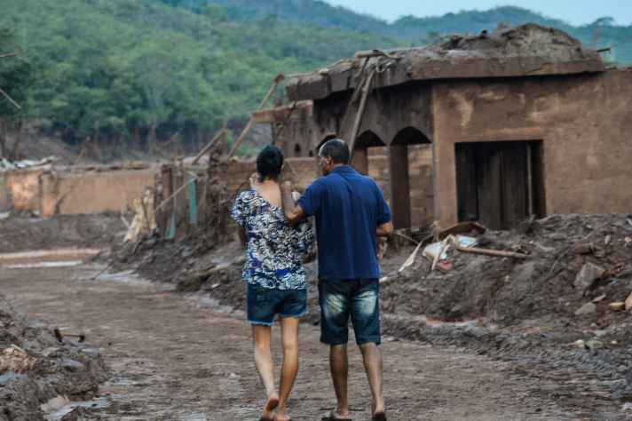 Bento Rodrigues, subdistrito de Mariana, foi a localidade mais atingida após rompimento de barragens da mineradora Samarco