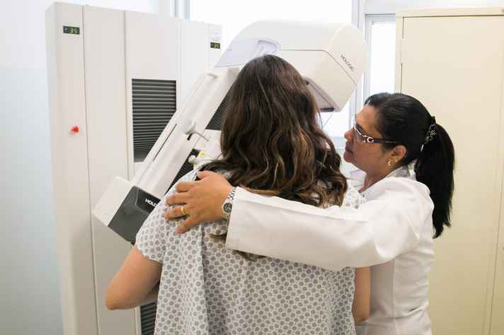 Exame de mamografia, técnica usada no diagnóstico do câncer de mama