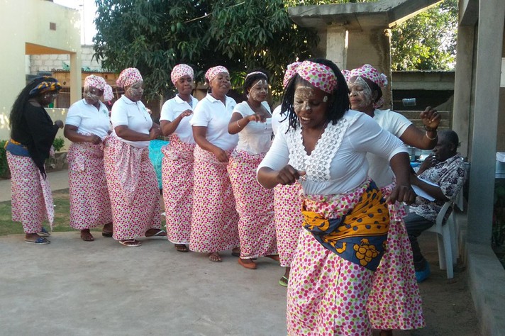 O tufo é a dança mais popular entre as mulheres macua.