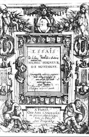 Capa dos Ensaios de Montaigne, tema do módulo que será dado pela professora Telma Birchal