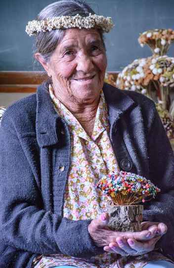 Dona Lia tem 86 anos e reside no distrito de Galheiros