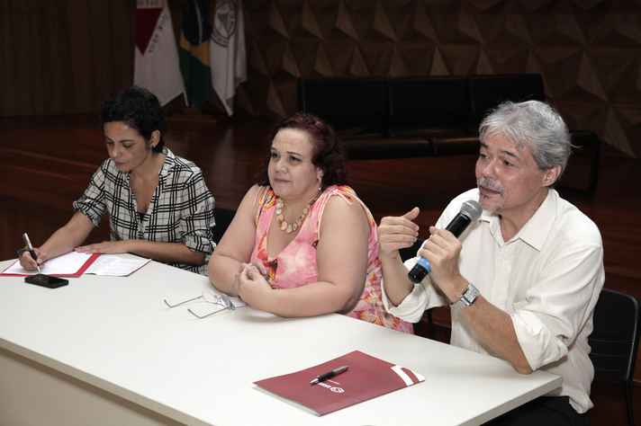 Cláudia Mayorga, Gláucia Vieira e Ricardo Takahashi