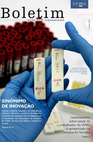 Capa da edição 2.076 (com foto de Foca Lisboa / UFMG)