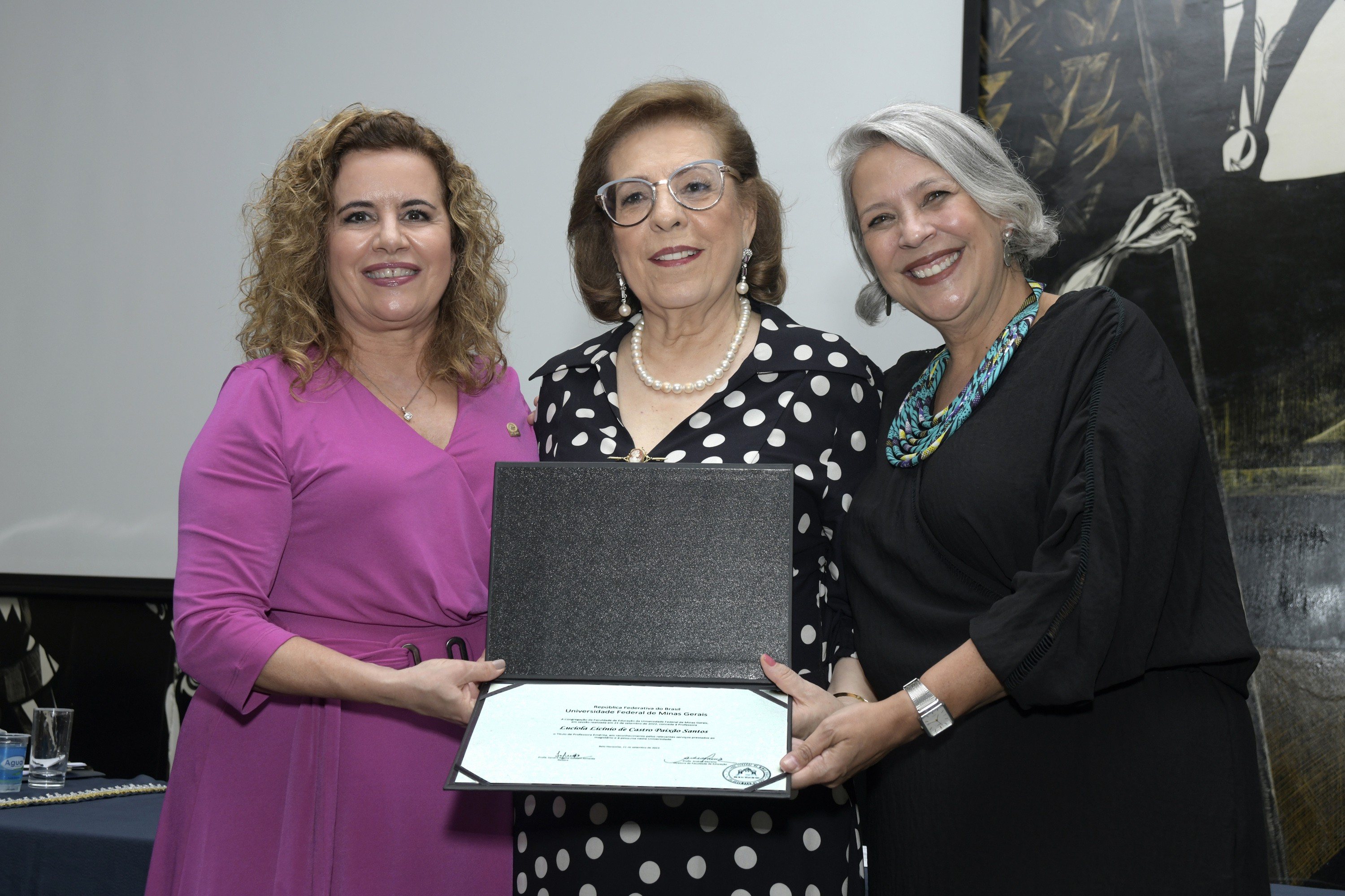 Sandra Goulart Almeida, Lucíola Licínia de Castro e Andrea Moreno