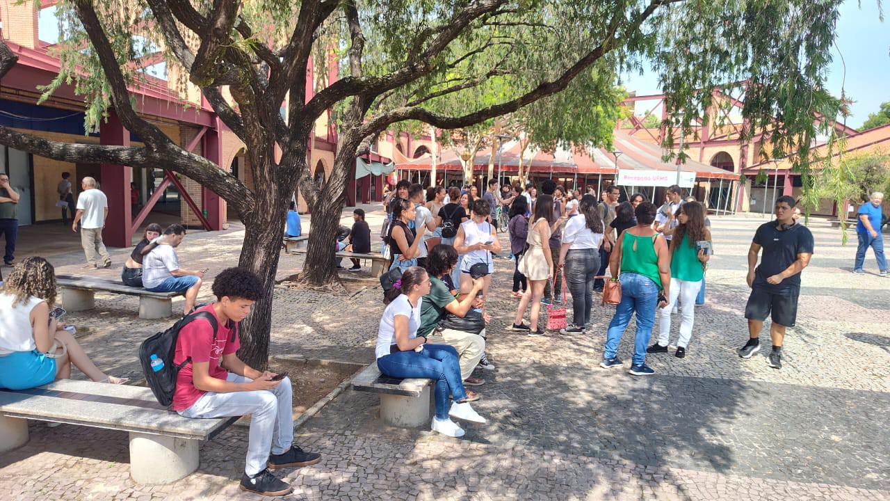 Calouros se reuniram no campus Pampulha para atividades da recepção antecipada