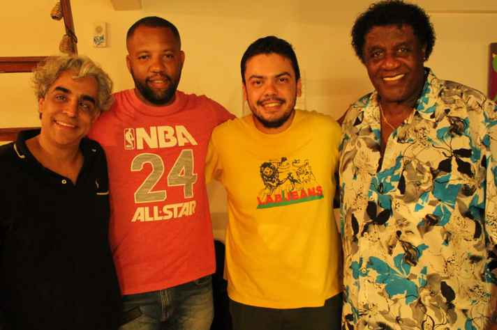 Na foto, Zé Otávio Sebadelhe, Luiz Felipe de Lima Peixoto, Bruno Nunes Gonçalves e Tony Tornado