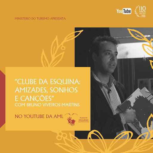 Palestra Clube da Esquina: amizades, sonhos e canções, apresentada pelo professor Bruno Viveiros Martins