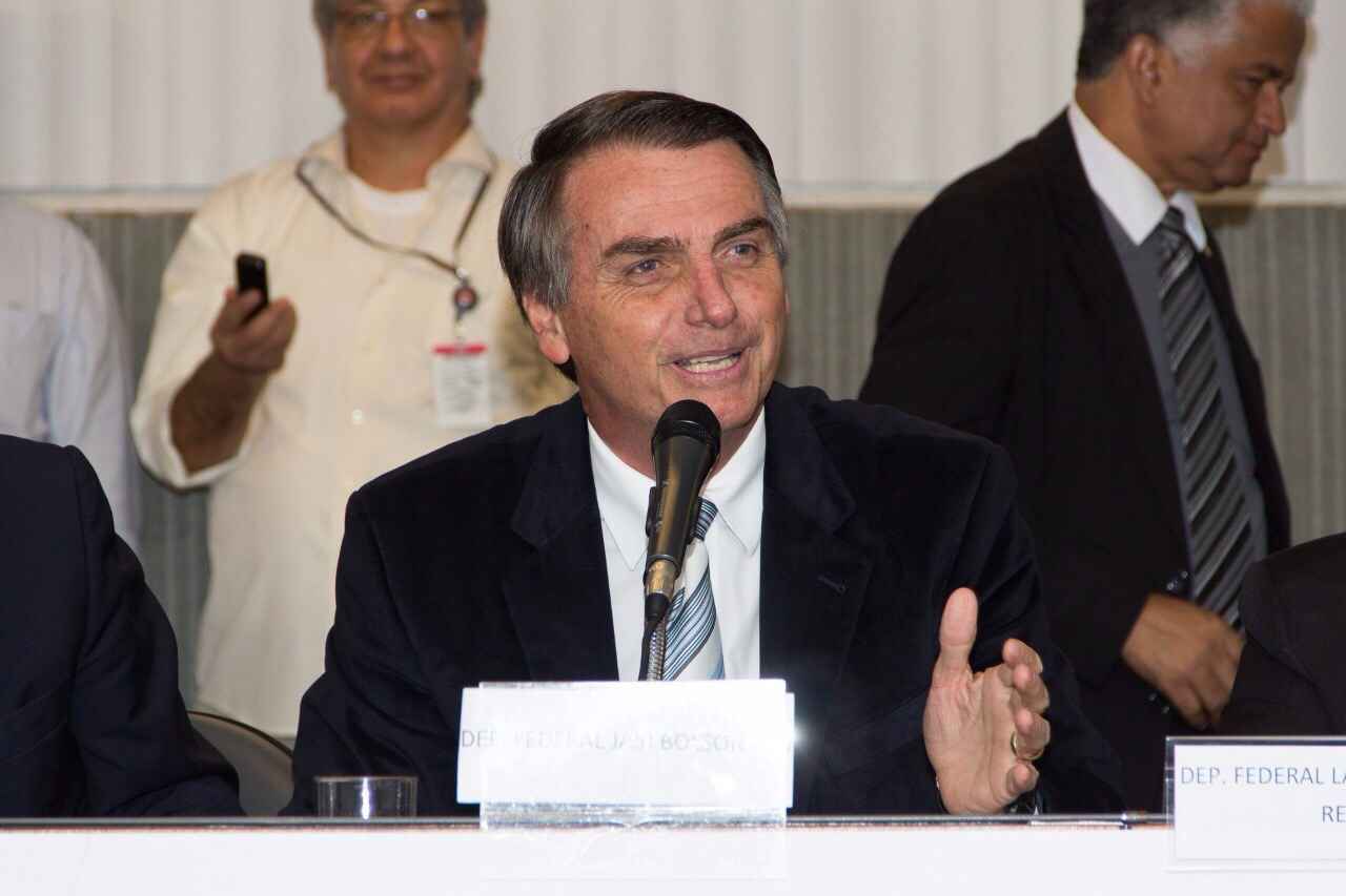 Jair Bolsonaro, do PSL, foi eleito presidente do Brasil para o período 2019-2022