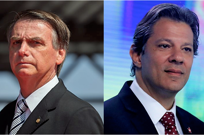 Bolsonaro e Haddad disputam 2º turno das eleições presidenciais