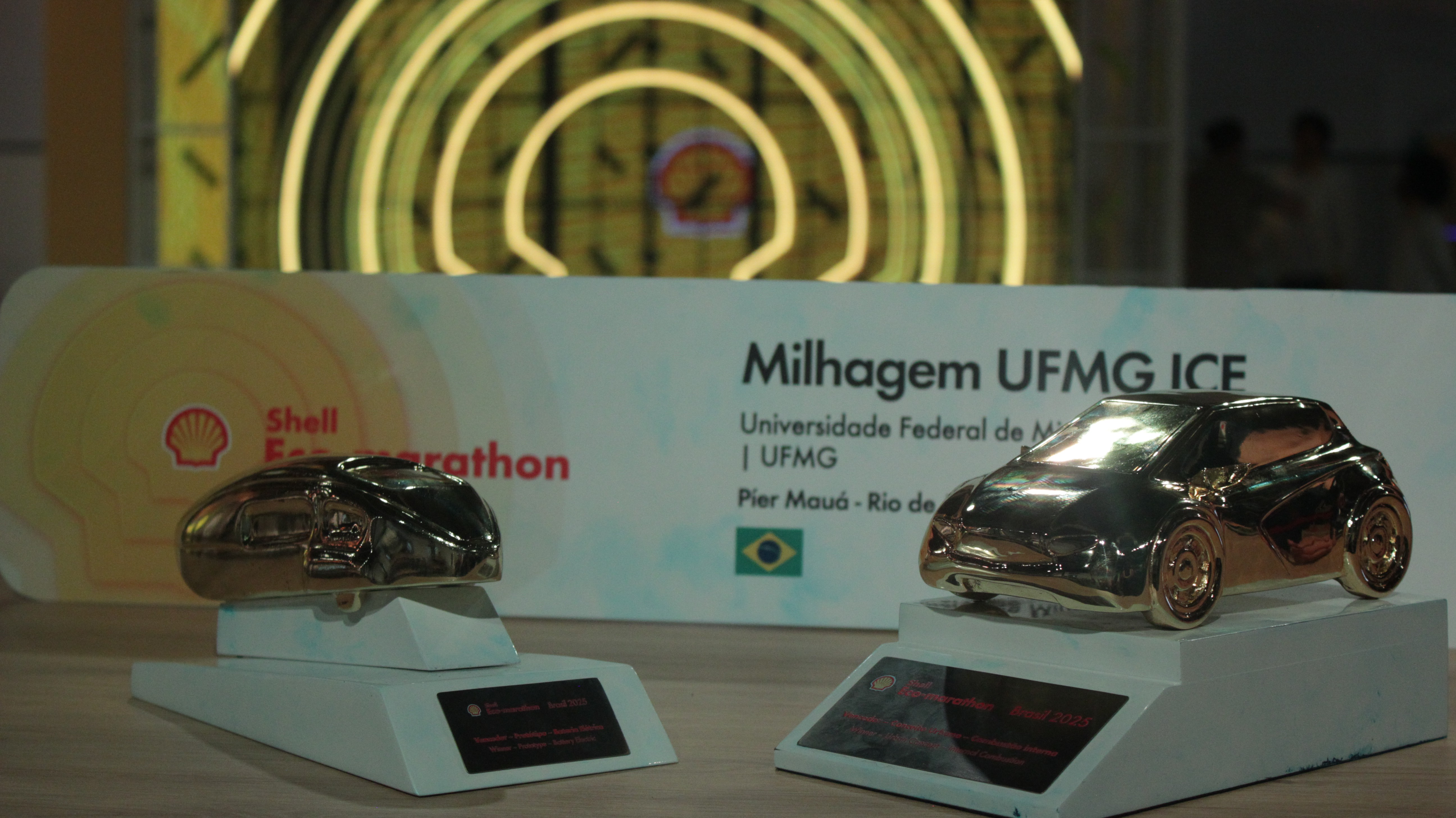 Foto: divulgação Equipe Milhagem foi campeã nas categorias 'Protótipo a bateria elétrica' e 'Modelo urbano/combustão'