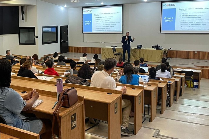 Apresentação do e-PAD pelo auditor federal de Finanças e Controle da CGU, Daniel Rodrigues Pelles