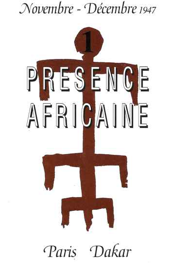 Capa do número inaugural da Présence africaine: cartilha para o pós-independência