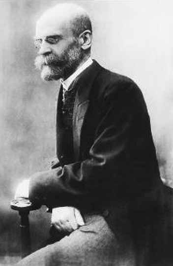 Durkheim, autor de 'O Suicídio', 'Da Divisão do Trabalho Social', entre outras obras
