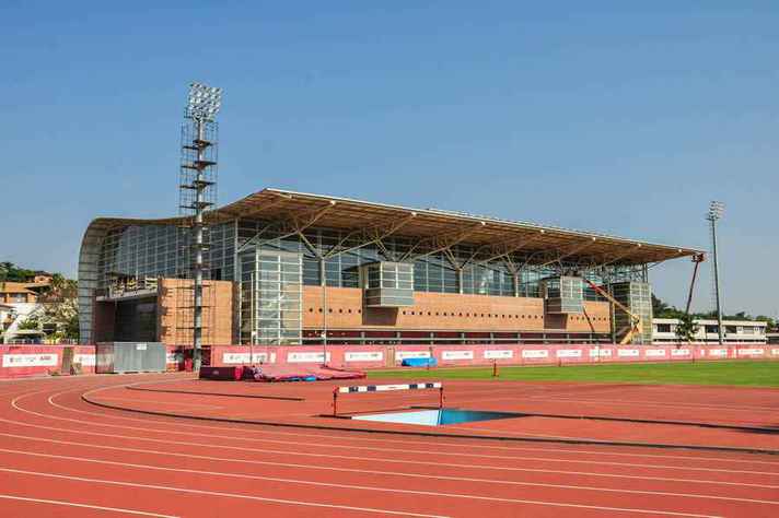 Vista do Centro de Treinamento Esportivo da UFMG