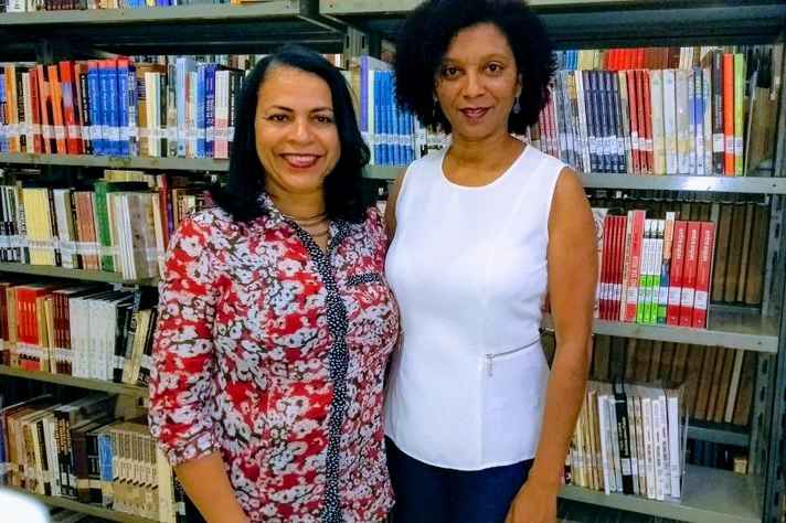 Katia Pacheco (esquerda) e Sindier Alves: gestão 2018-2020