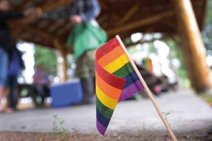 Bandeira do movimento LGBT, cujos temas despertam interesse crescente na comunidade científica da UFMG