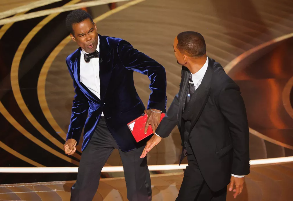 Will Smith, vencedor do Óscar Melhor Ator de 2022, reagiu com um tapa à piada do comediante sobre sua esposa durante cerimônia de premiação