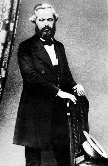 Karl Marx em 1861.