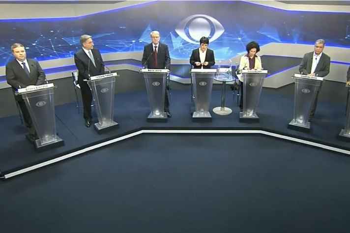Candidatos ao governo de Minas em debate na Band (17/08)