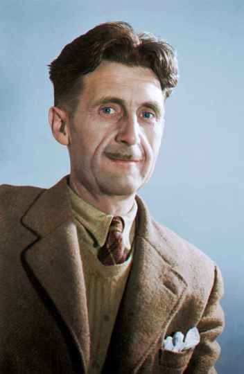 O escritor George Orwell