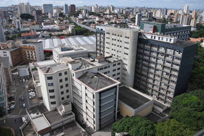 Vista panorâmica do Hospital das Clínicas da UFMG