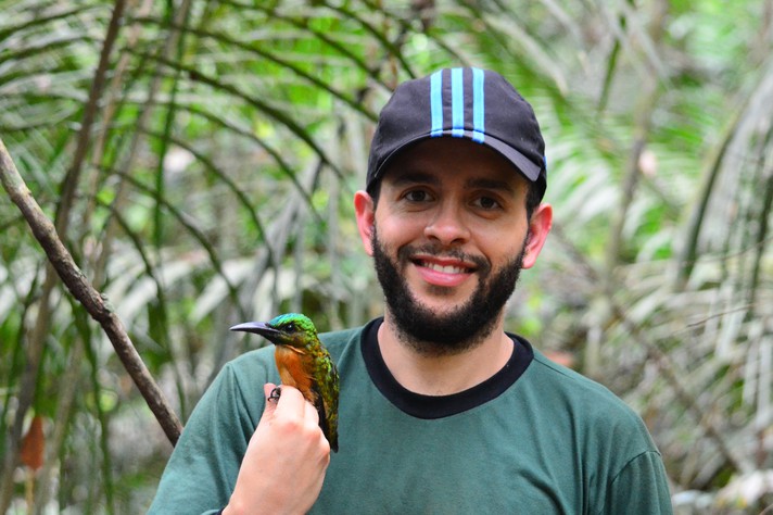 O ornitólogo Paulo Ricardo Siqueira, autor da pesquisa