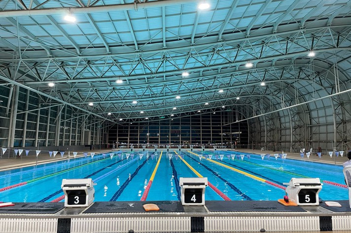 Foto: Gustavo Côrtes | UFMG Piscina do CTE é considerada a melhor da América Latina